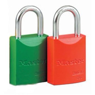 Hot Padlock With Steel Shackle Aluminum Body Color Oxide Coated