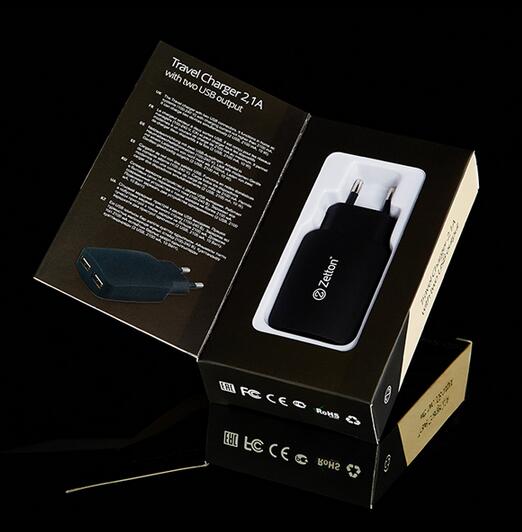Hot Sale Mini Usb Zetton Soft Touch Rubberized Travel Charger 2 1a 2usb For Charging Phones And Pa