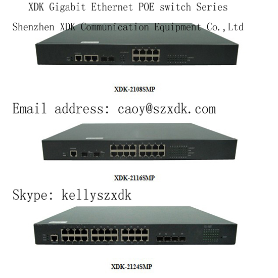 Hot Sale Xdk Gigabit Ethernet Poe Switch Epon Gepon Ftth Olt Media Converter
