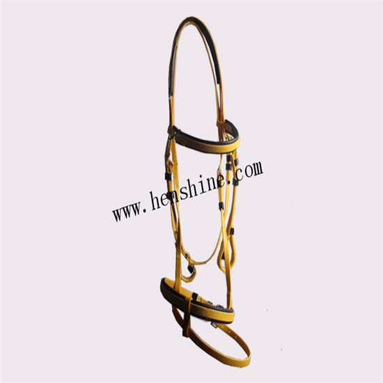 Hot Sell Comfortable Two Noseband Horse Bridle For Racing