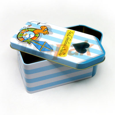 House Shaped Cookie Tin Box For Christmas Gift