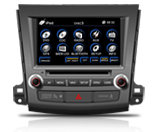In Dash Car Audio Gps Navigation For Mitsubishi Outlander