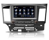 In Dash Car Audio Gps Navigation System For Mitsubishi Lancer Ex