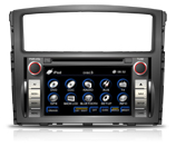 In Dash Car Audio Gps Navigation System For Mitsubishi Pajero
