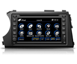 In Dash Car Audio Gps Navigation System For Ssangyon Actyon