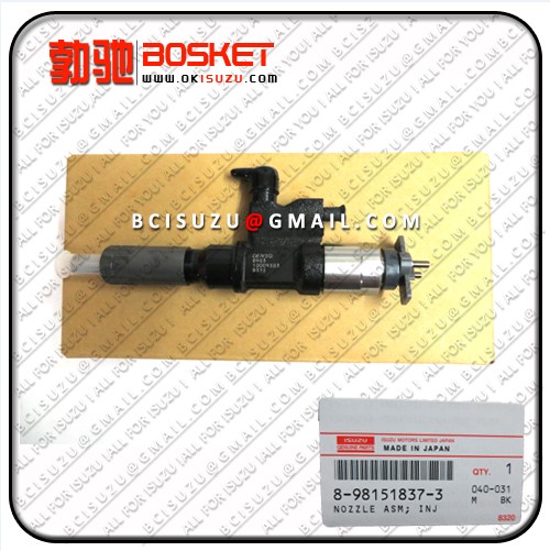 Isuzu For Nozzle Asm Injector 4hk1 8 98151837 2 Denso No 095000 8903