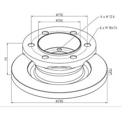 Iveco Bake Dis Rotor