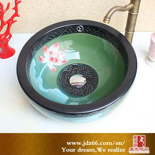 Jingdezhen Ceramic Double Layer Bowl Design Basin
