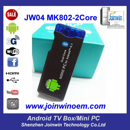Jw04 One Year Warranty Dual Core Rk3066 Android Mini Pc Dongle