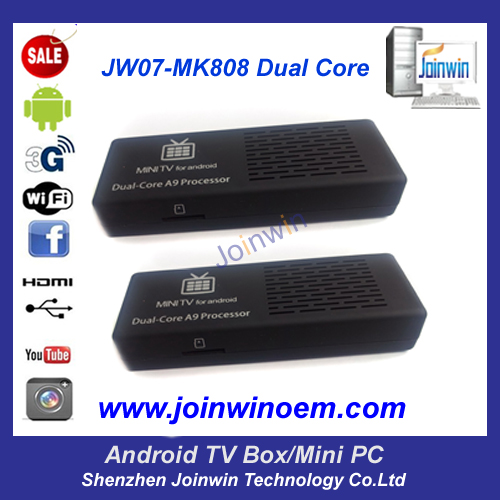 Jw07 Mk808 One Year Warranty Dual Core Rk3066 Camera Mini Pc