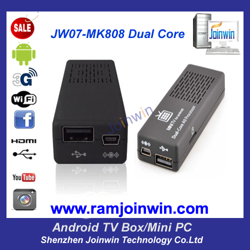 Jw07 Mk808 Wifi 802 11b G N Arm Cortex A9 Android Mini Pc