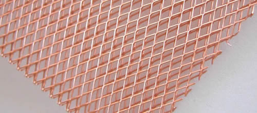 Knitted Copper Mesh Used In Rats Exclusion Or Fussed Glasswork