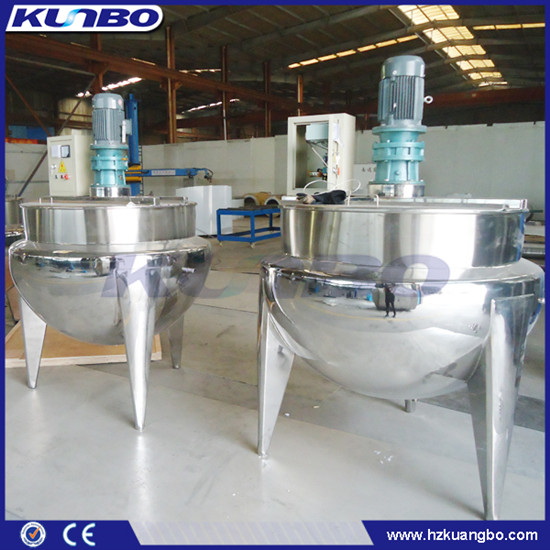 Kunbo Stainless Steel 200l 500l 1000l Food Mixing Equipment Jacketed Bettle