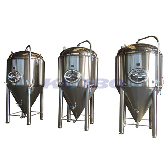 Kunbo Sus 304 316 Conical Beer Wine Brewery Fermenter Brewing Storage Tank