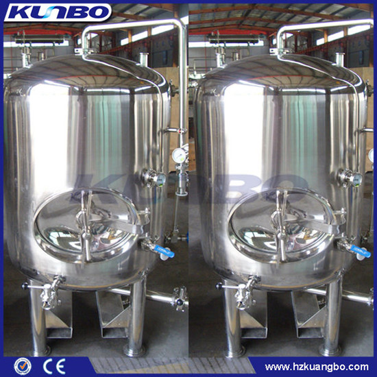 Kunbo Sus 304 316 Cooling Jacket Bright Beer Wine Storage Serving Tank