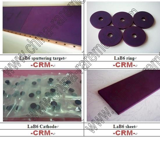 Lanthanum Hexaboride Lab6 Sputtering Target