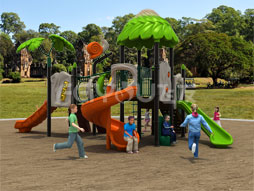 Large Playground Slide For Kids Fy08001