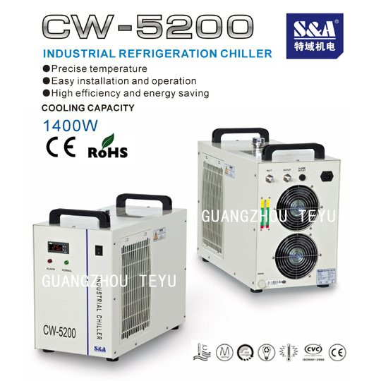 Laser Industry Chiller For 130w Co2 Tube
