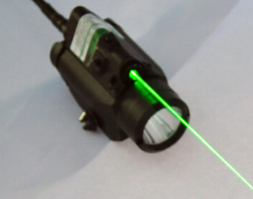 Laserwin Tactical Green Laser Sight And Led Combination For Rifles Handguns