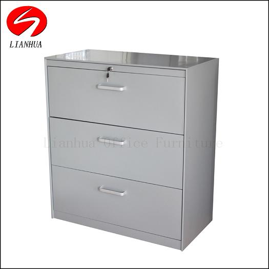 Lateral Steel File Cabinet With 2 Drawers