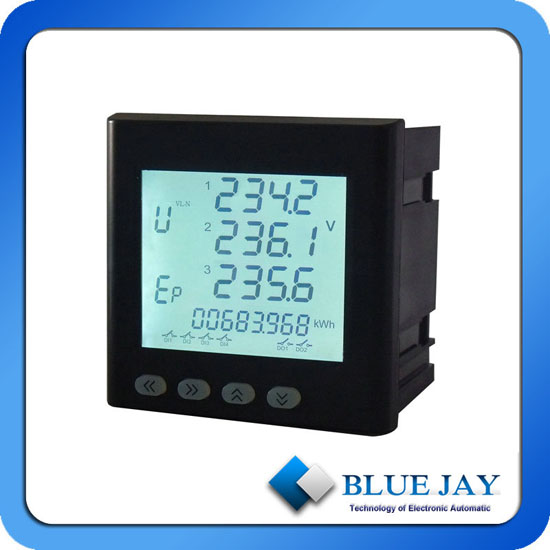 Lcd Display Electricity Energy Power Meter With Rs485 Modbus Port