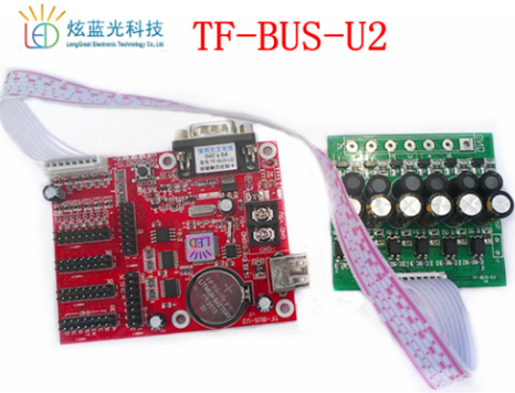 Led Controller Card For Bus Taxi Moving Signs Stop Station Information Display Tf U1 U2