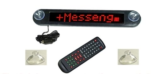 Led Text Display Car Russian Spain With Remote Control Multi Language Drivemocion Message Sign