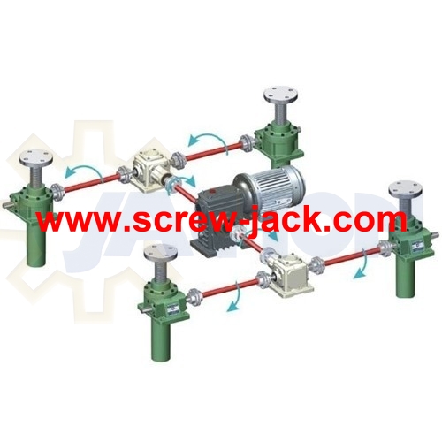 Linear Actuator Lift Table Screw Jack Lifting System Worm Drive Platform