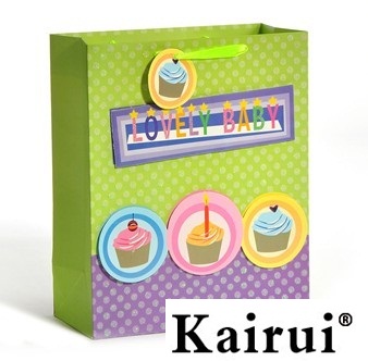 Lovely Cake Design Birthday Gift Bag For Baby Kr058 4