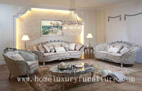 Luxury Classic Sofa 3 Piece Set Price Fabric Living Room Sets Ff103