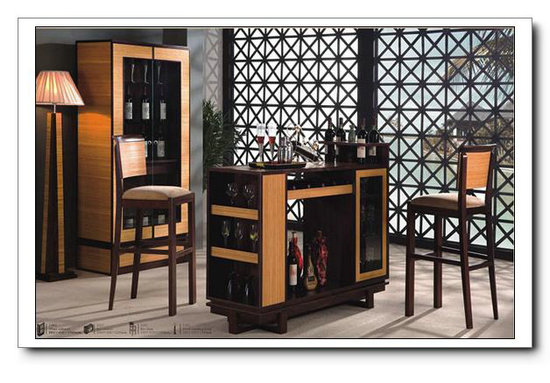 Luxury Design Wine Cellar Cabinet Rack Solid Bamboo