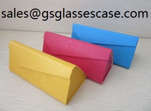 Manual Folding Glasses Case Hand Made Pu Leather Spectacle Box Manufacturer