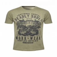 Men Round Neck Graphic Designs T Shirtss