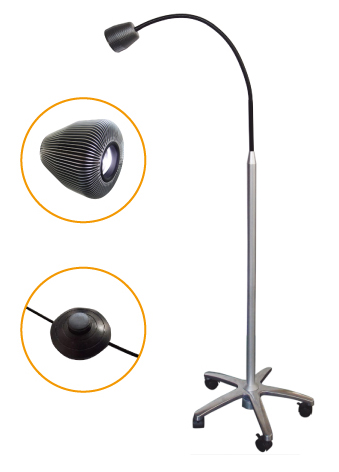 Micare Jd1300l Mobile Stand Type Led Exam Light
