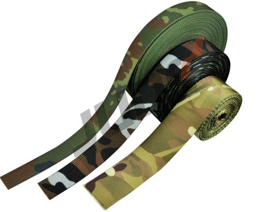 Military Camo Tubular Webbing