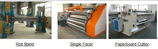 Mjsgl 1 Single Facer Line 2 Layer Corrugated Paperboard Production