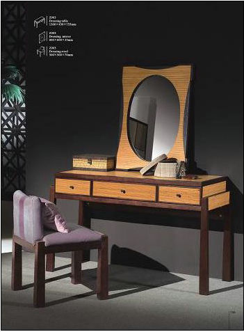 Modern Bamboo Dressing Table For Woman