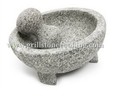 Molcajete Mexican Authentic Kitchen Tool For Grinding 8 X4 25