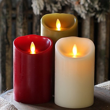 Multi Color Paraffin Wax Dancing Flame Wick Led Candle Quality Moving Products
