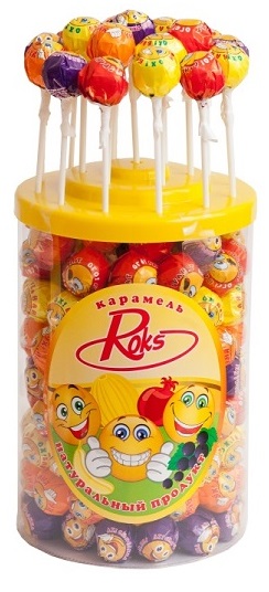 Multifruit Lollopop Hard Candy Lollies