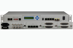 Multiservice E1 Ethernet V 35 Pots Optical Fiber Multiplexer