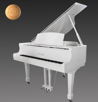 Music Instruments Chloris White Wooden Baby Grand Piano Hg 152w With Pianodisc Self Playing System