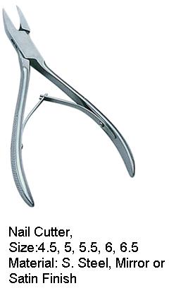 Nail Cutter Made Of Forged Stainless Steel Effortless Cutting Fine Quality Edges