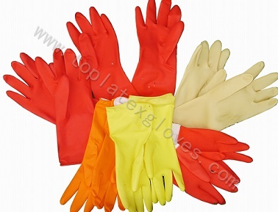 Natural Latex Household Gloves