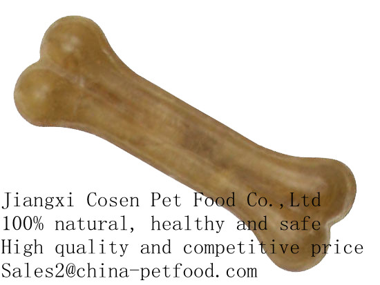Natural Rawhide Pressed Bone For Dog Chew