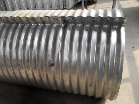 Nestable Corrugated Metal Pipe Corrugation 68mm X 13mm