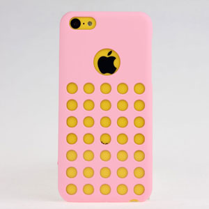 New Design Dot Holes Tpu Silicone Case Cover For Iphone 5c