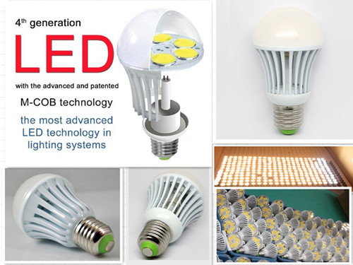 New Lighting System High Power Mcob Led E27 Bulb 4w 5 5w Indoor 100lm W