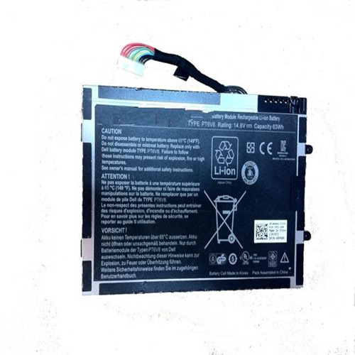 New Model Li Ion Laptop Battery Replacement For Dell Alien Ware M11x Pt6v8 14 8v Voltage