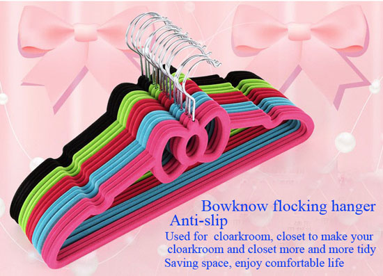 Newest Bowknot Design Non Slip Hanger